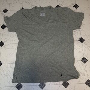 Polo Ralph Lauren Gray Short Sleeve‎ T-Shirt Classic Pony Logo Men's Medium